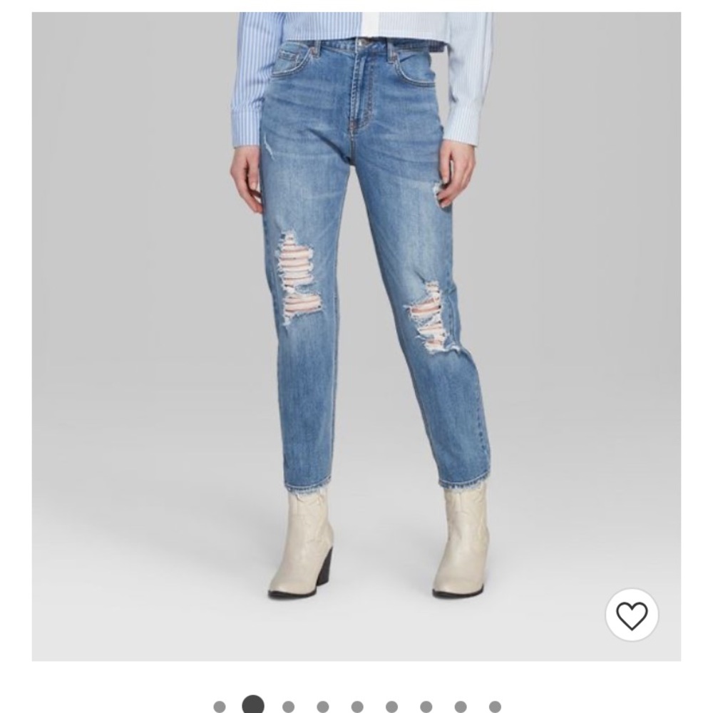 Wild & Fable High Rise Mom Jeans - Picture 2 of 4
